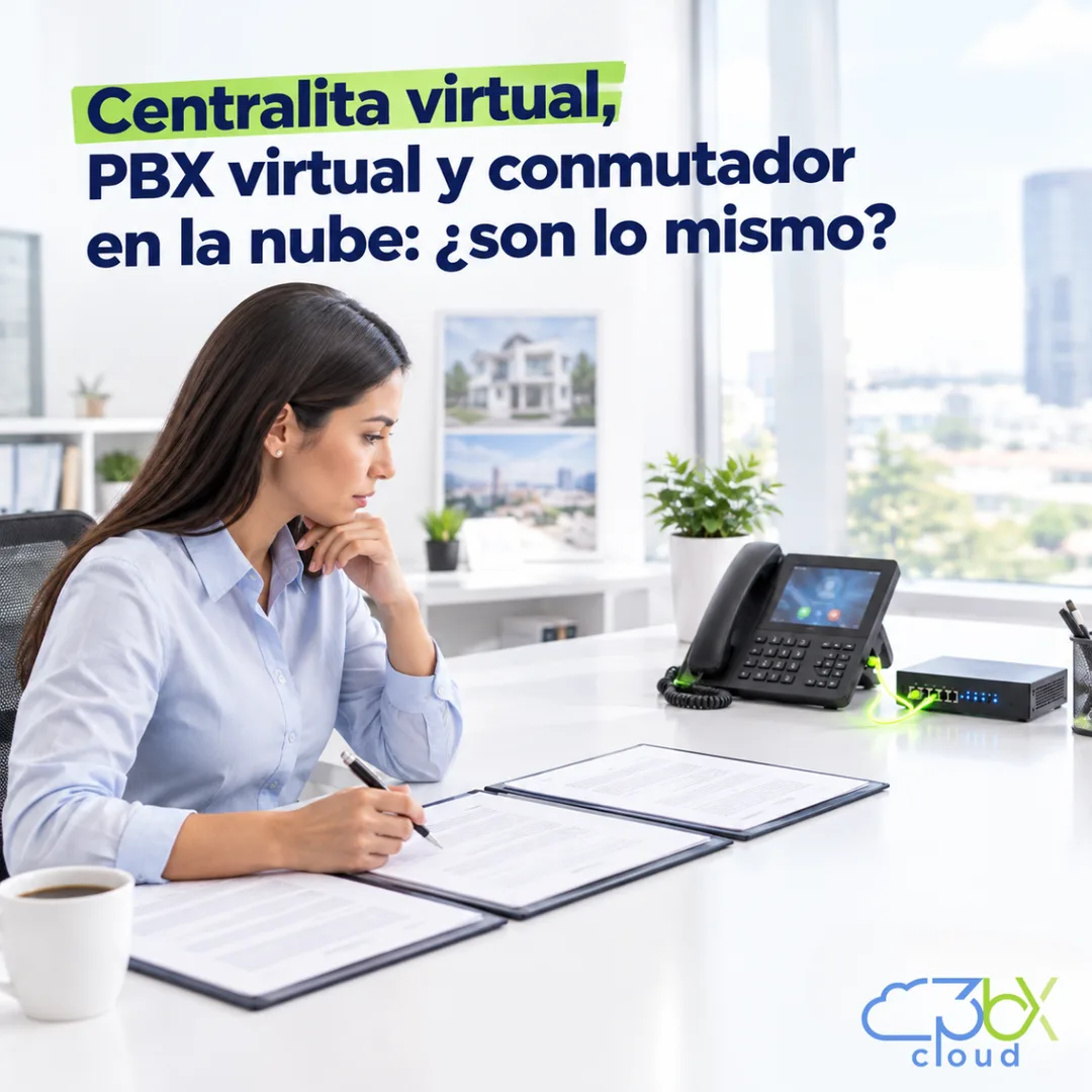 Portada del artículo: Centralita virtual, PBX virtual y conmutador en la nube: ¿son lo mismo?