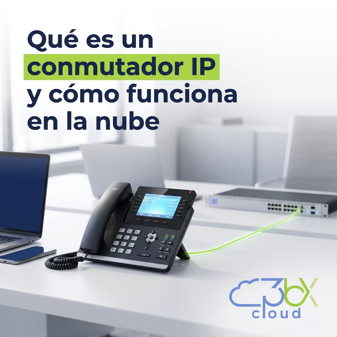 Portada del artículo: Qué es un conmutador IP y cómo funciona en la nube