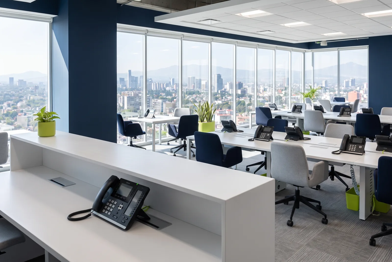 Oficina corporativa que migró sus conmutadores digitales a la nube con 3PBX Cloud